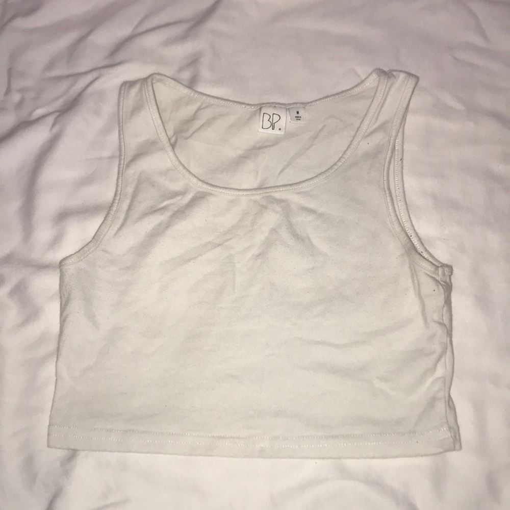 White crop tank